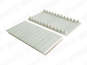 Заглушка для щитов под автоматы.  6-ти местная. цвет-СЕРЫЙ (10/480шт) GE60001-07