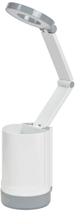 LIGHTING Светильник светодиодный настольный 2012 5Вт пантограф с карманом белый IEK LDNL3-2012-1-VV-5-K01