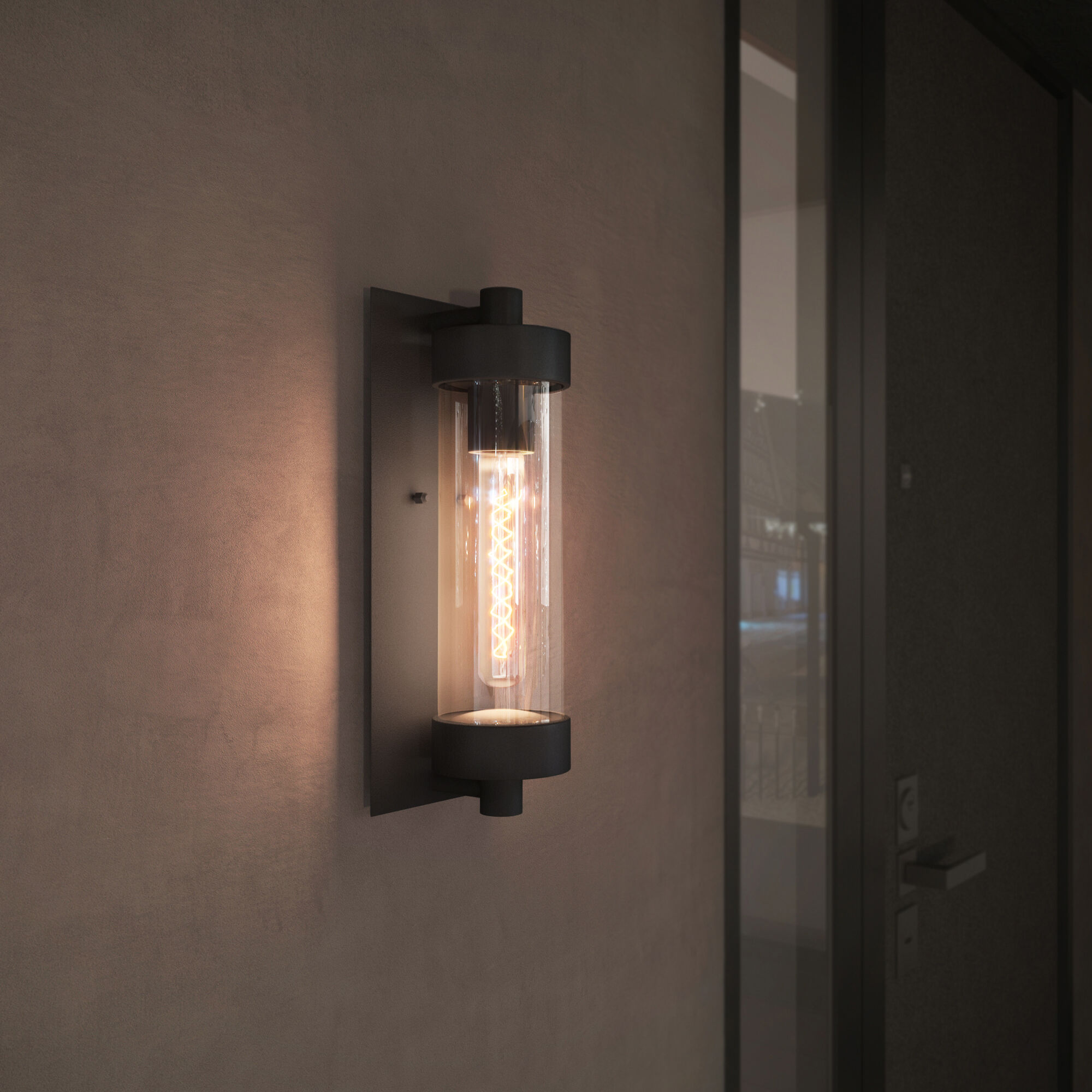 Светильник садово-парковый Pipe D 35151/D чёрный Elektrostandard - Фото 2