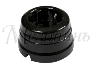 Розетка ретро фарфоровая,двухполюсная,с заземляющим контактом  (в комплекте с подъемной рамкой D7 GE70301-05