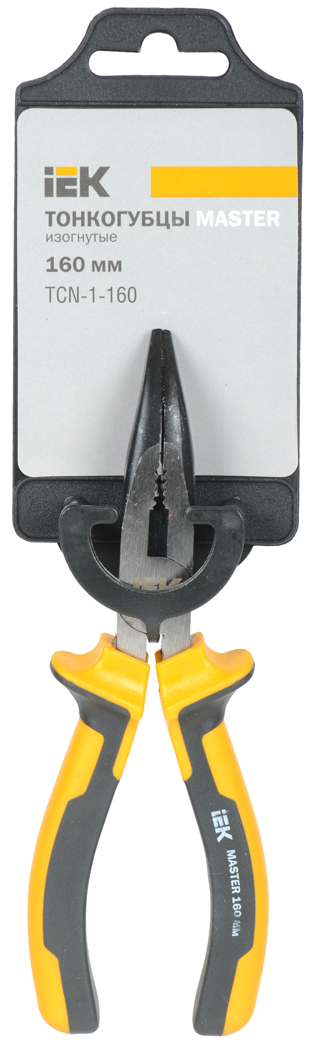 Тонкогубцы изогнутые MASTER 160мм IEK - Фото 2