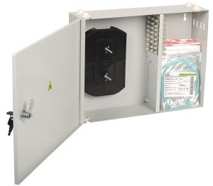 ITK Оптический настенный распределительный кросс укомплектованный: LC (Duplex) 24шт, (OS2) FOBX24-N-24LCUD09