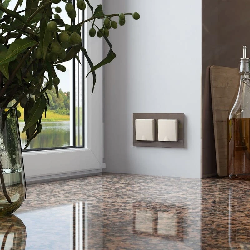 Рамка на 2 поста Favorit (латте, стекло) Werkel - Фото 5