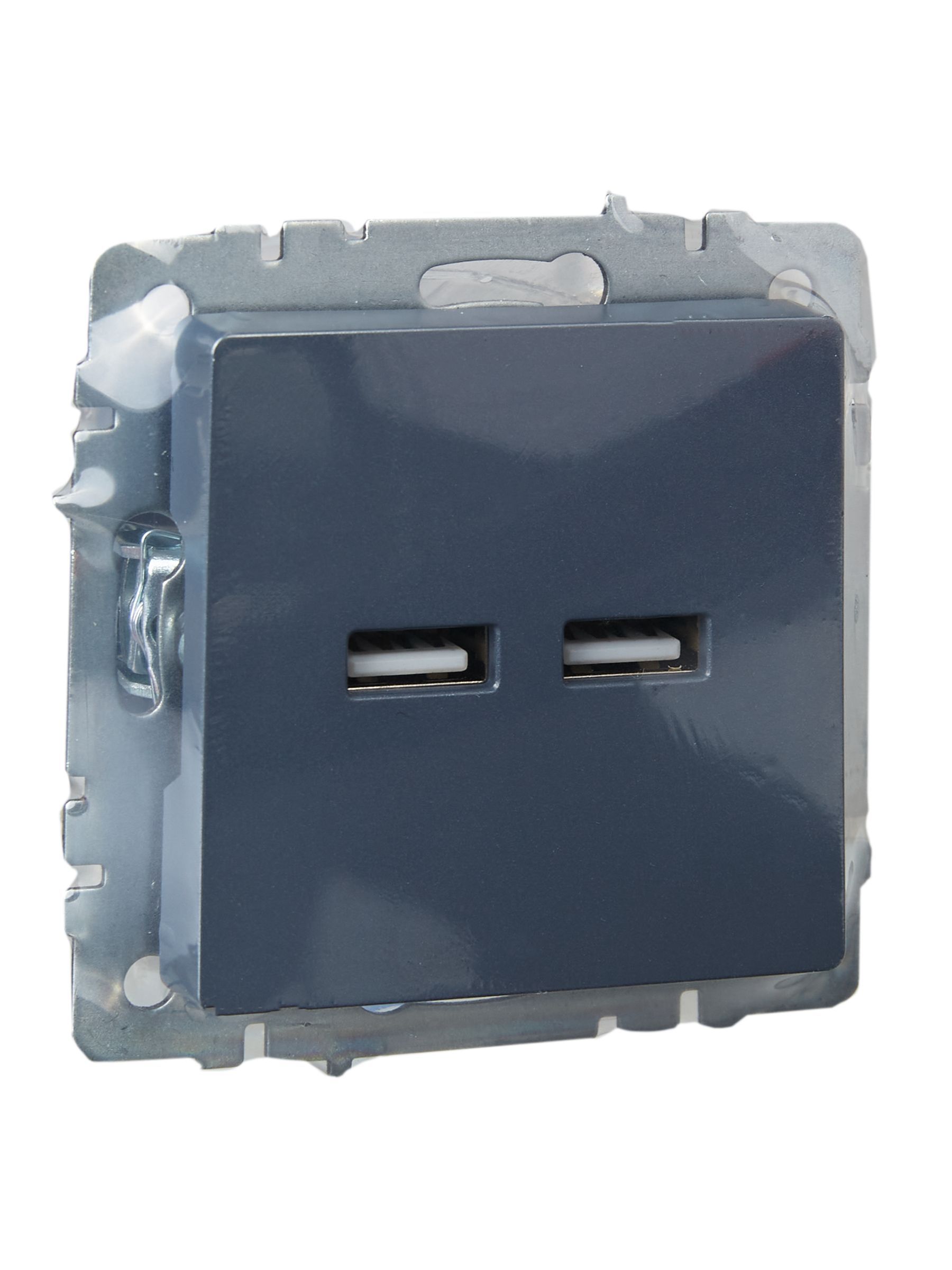 BRITE Розетка USB A+A 5В 3,1А РЮ10-1-БрМ маренго IEK - Фото 8