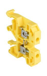 Колодка клеммная JXB-2.5/35 желтая EKF plc-jxb-2.5/35y