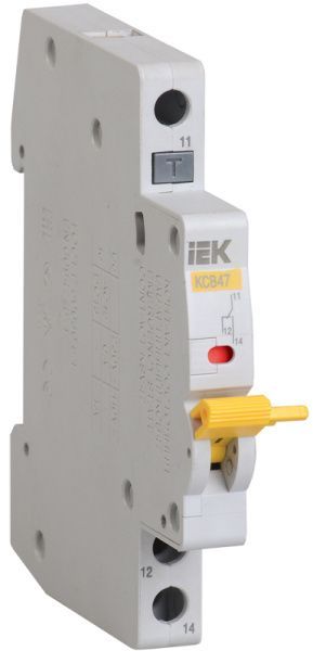 Контакт состояния КСВ47 новая серия на DIN-рейку IEK MVA01D-AK-1