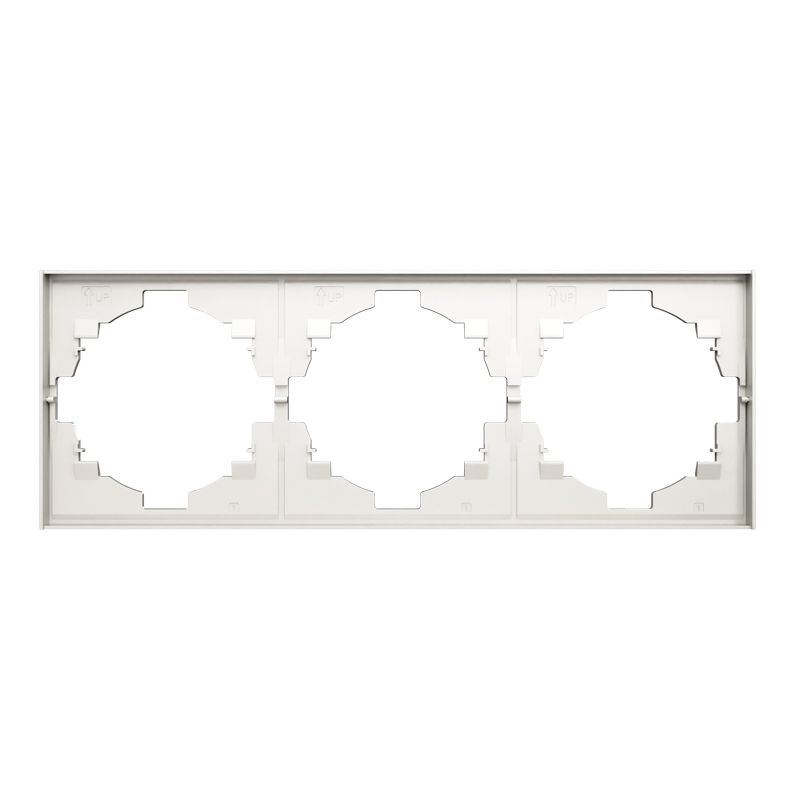 Рамка STRONG 3-постовая жемчуг KRANZ KR-78-0753-4