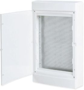 Щит слаботочный навесной "Unix" белая дверь 4 габарит увеличенный 651x396x112 IP40 ux-4m-nw-xl