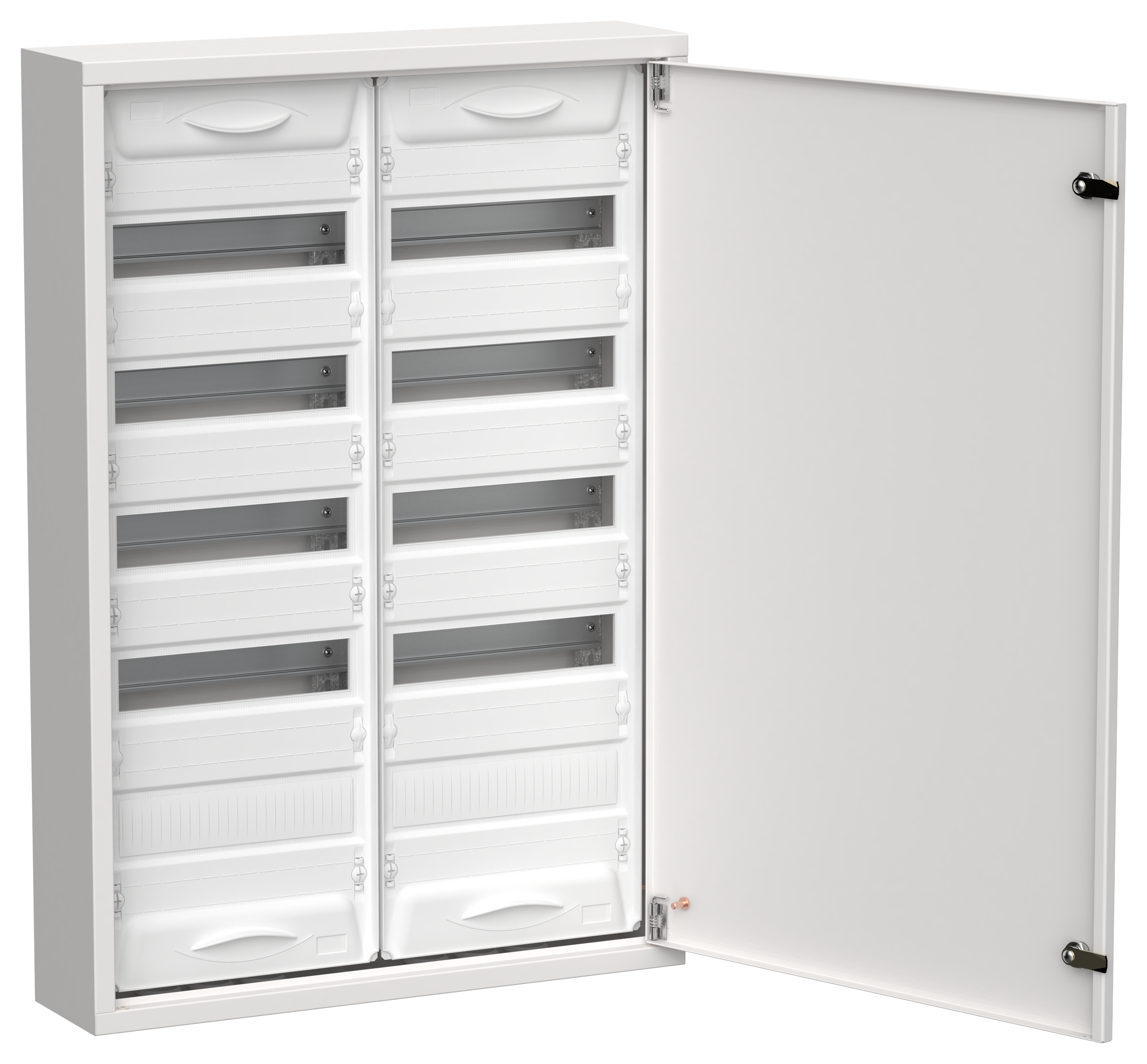 TITAN 5 Корпус металлический ЩРн-120 (2х60) 835х570х140мм IP31 белый (одна дверь) IEK TI5-50-N-2X060-31