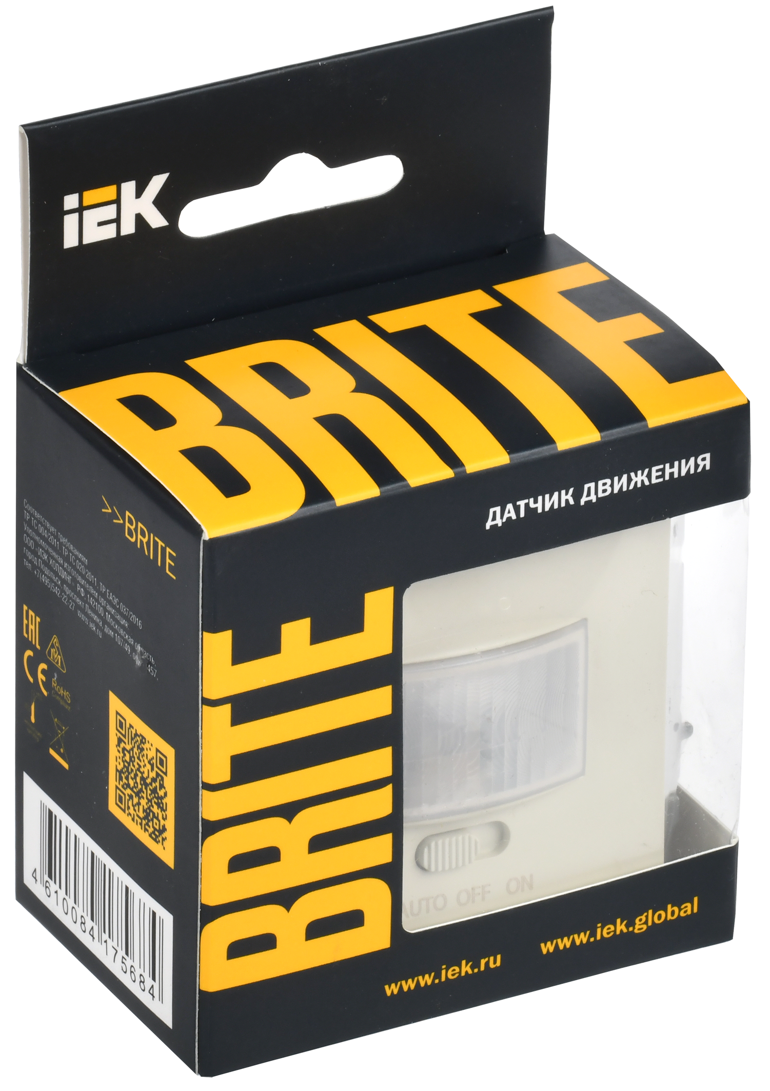 BRITE Датчик движения ДС10-1-БрКр бежевый IEK - Фото 2