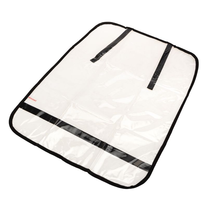 Накидка защитная на спинку переднего сиденья, 60х50см, ПВХ, прозрачная REXANT 80-0268