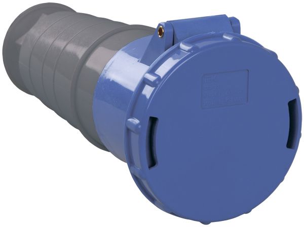 Розетка переносная ССИ-233 2P+PE 63А 200-250В IP54 IEK PSR21-063-3