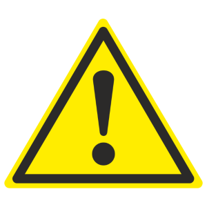 Знак наклейка W09 "Внимание. Опасность (прочие опасности)" (200x200x150) EKF an-w-09