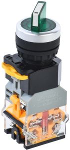 Переключатель D8-11XD2 на 2 положения 1з+1р с подсветкой зеленый IEK BSW30-11XD2-3-14-2-K06