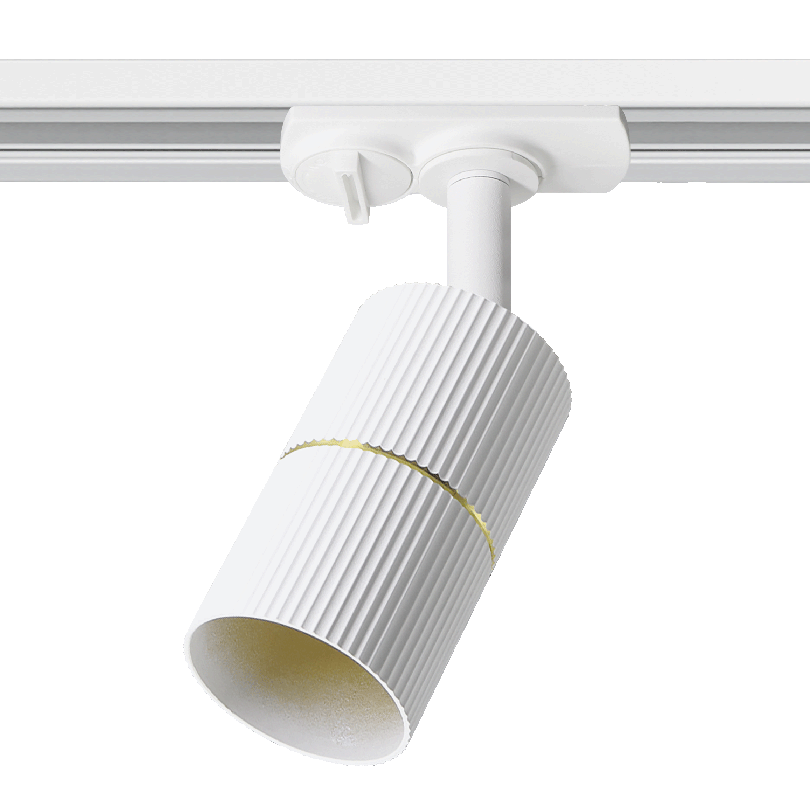 Трековый светильник WOLTA WTL-GU10/18WG NIMB под лампу GU10 Белый/золото D55x100 WTL-GU10/18WG