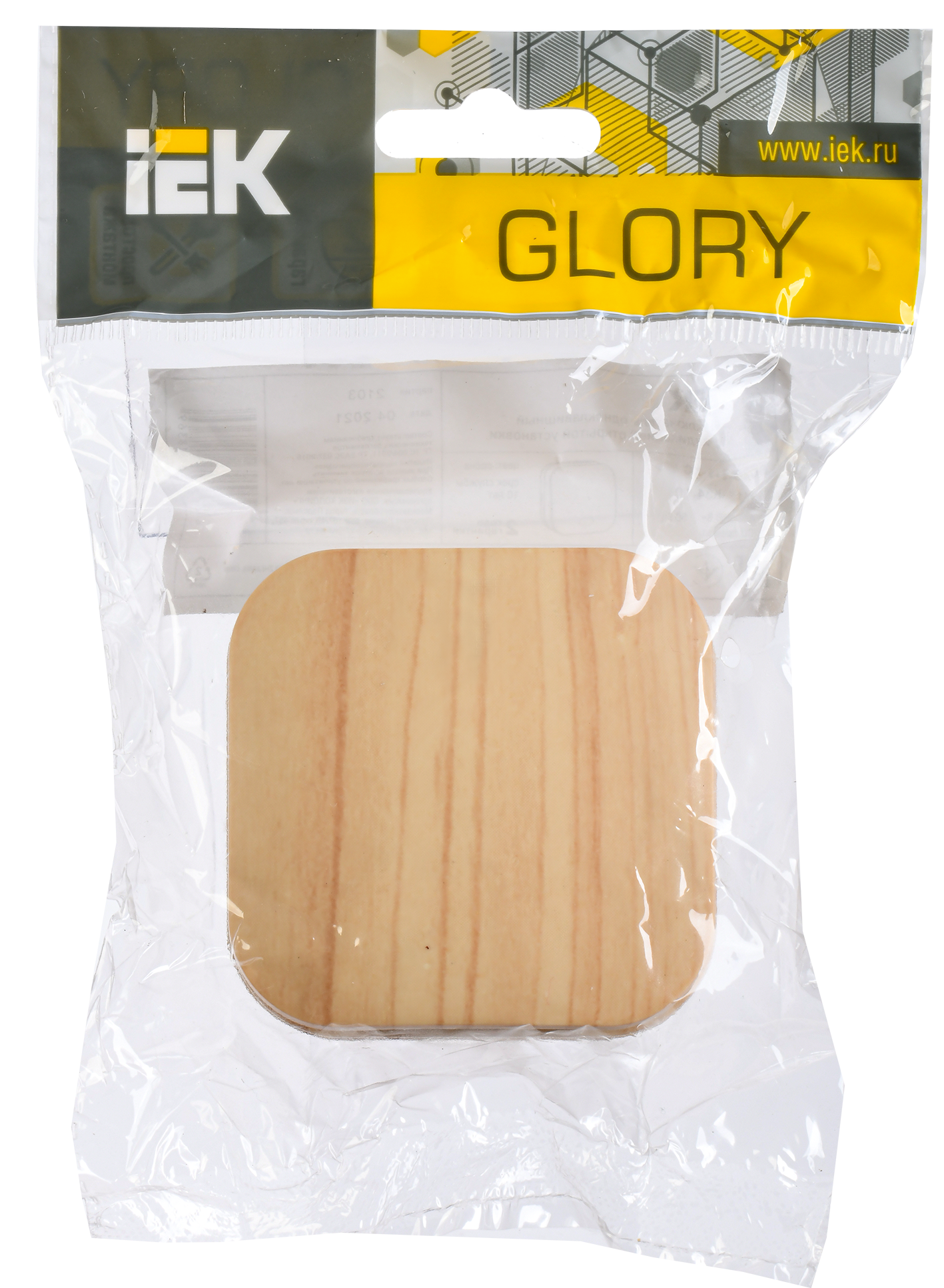 GLORY Выключатель 1-клавишный для открытой установки ВС20-1-0-ХС сосна IEK - Фото 2