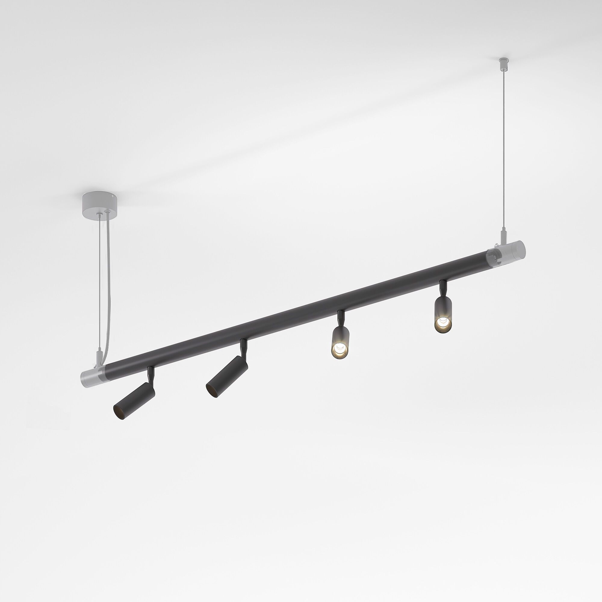 Module System Трековый светильник 18W 3000K (черный) 85177/01  a066179