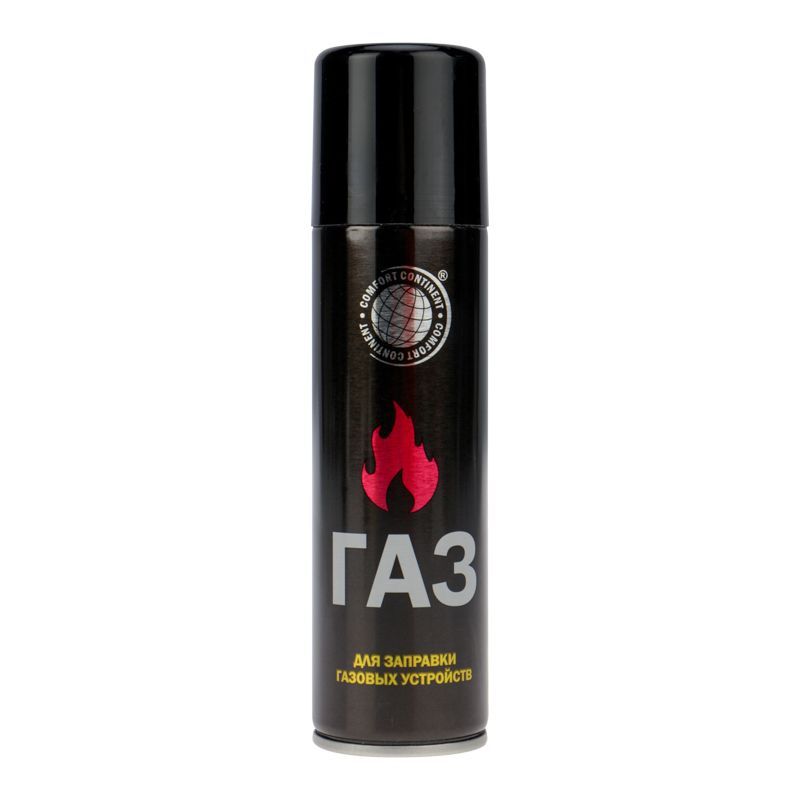 Газ для зажигалок, метал.баллон, 210 см3 (140 мл) 80 гр. с универсальным переходником 09-1429