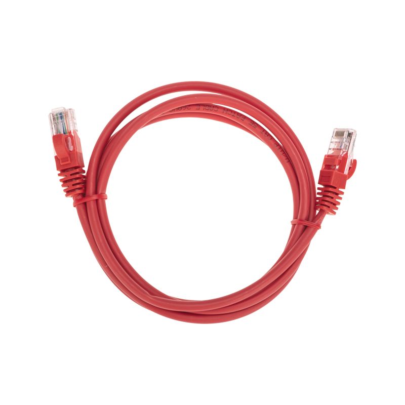 Патч-корд U/UTP, CAT 5e, RJ45-RJ45, 26AWG, LSZH, красный, 1,5м REXANT 02-0103-105
