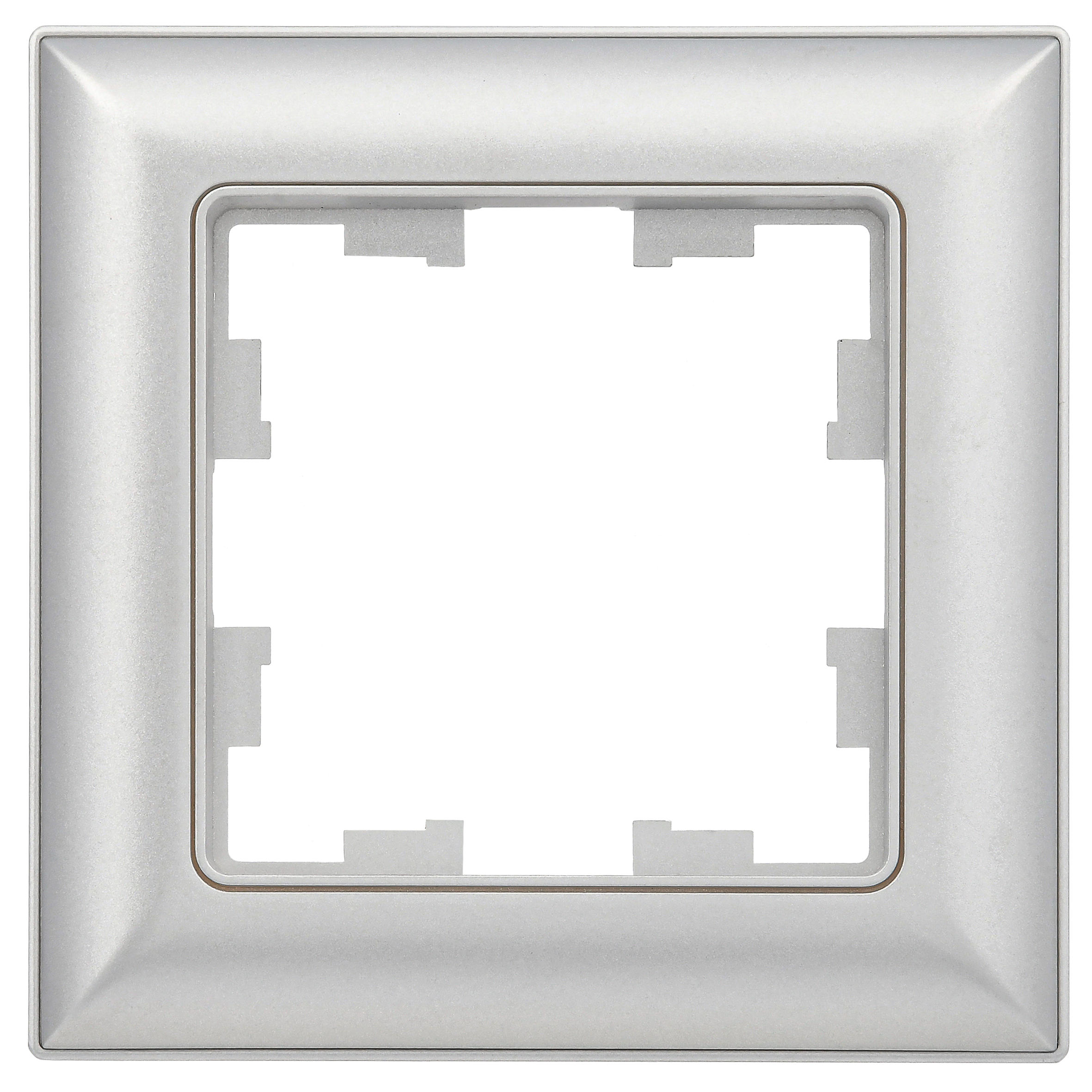 BRITE Рамка 1-местная РУ-1-Бр алюминий/алюминий IEK - Фото 6