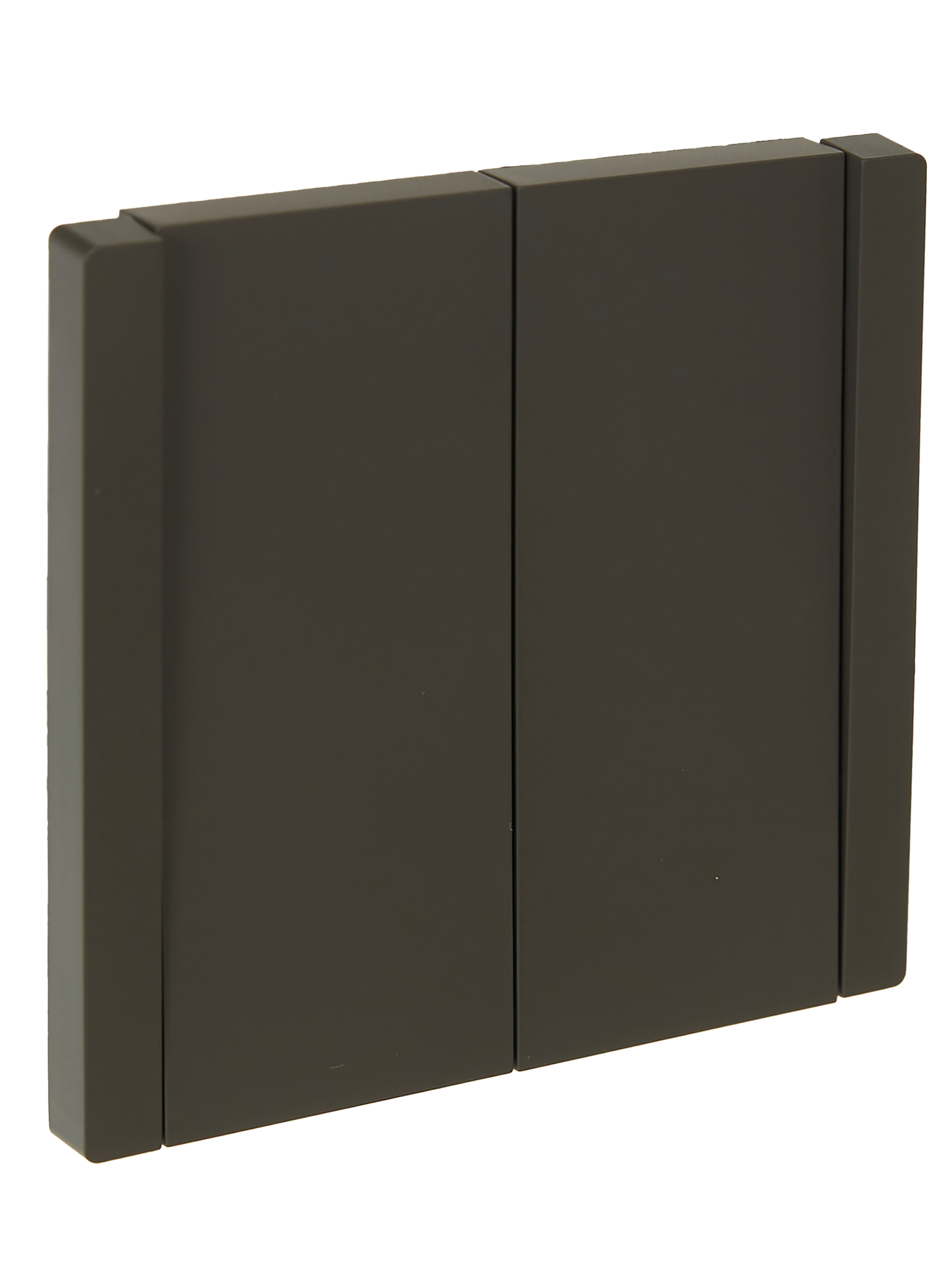 FORTE&PIANO Выключатель 2-клавишный проходной 10А FP307 серый IEK FP-V22-0-10-1-K03