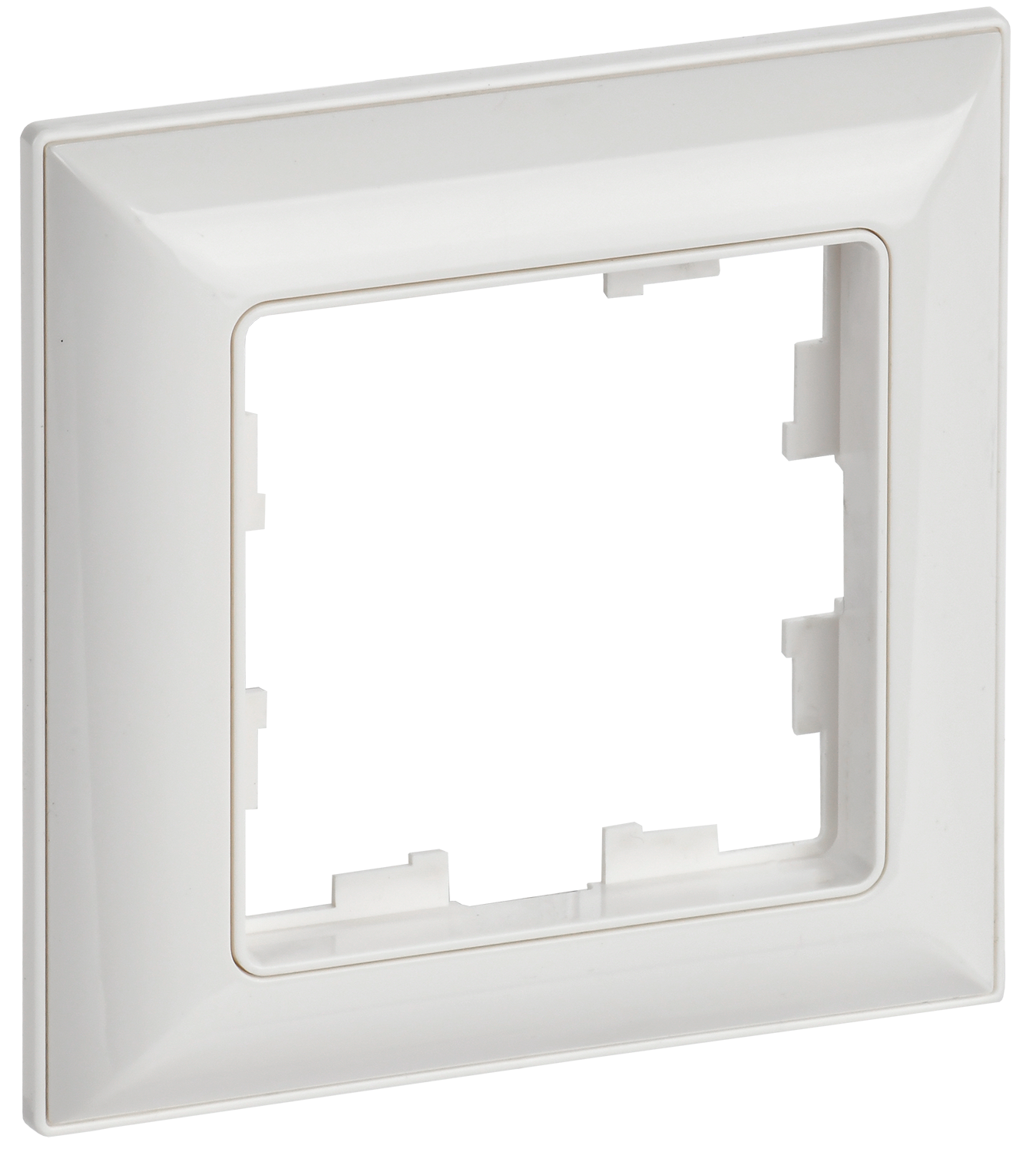 BRITE Рамка 1-местная РУ-1-Бр белый/белый IEK