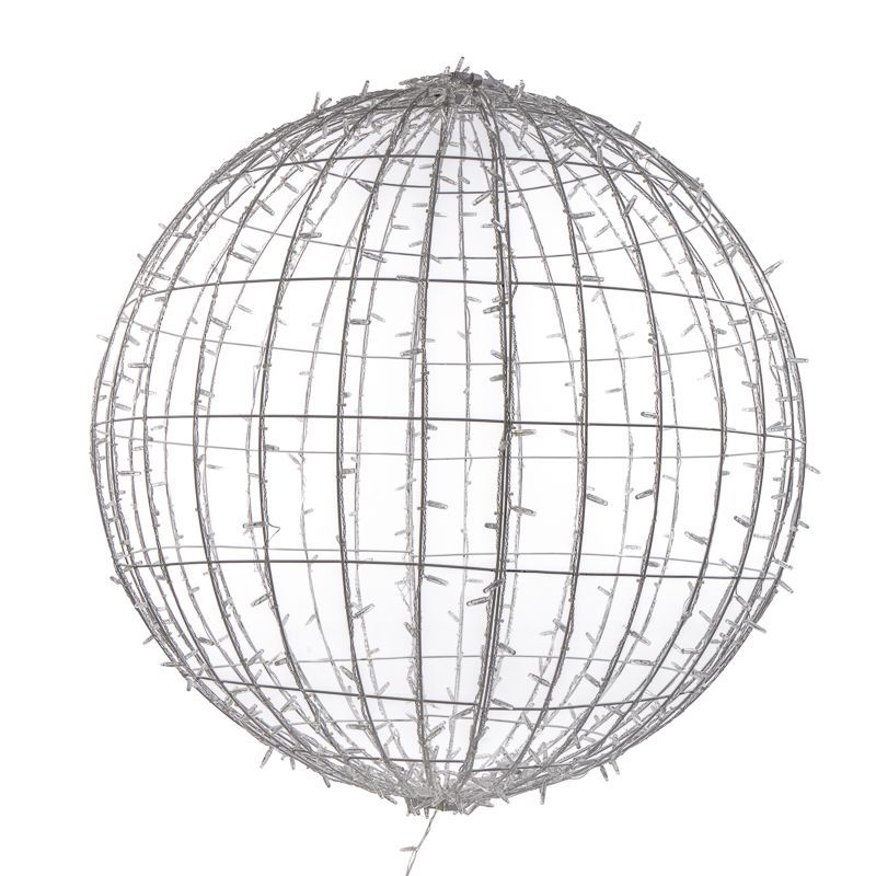 Шар светодиодный 230V, диаметр 120 см, 600 светодиодов,эффект мерцания, цвет теплый белый 501-629