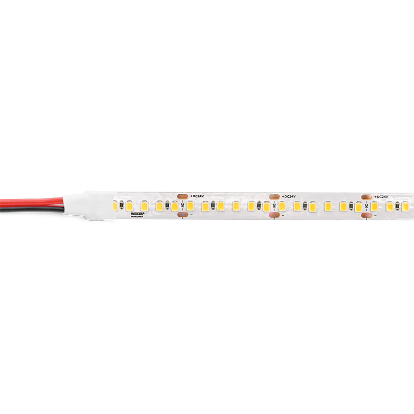 Светодиодная лента WOLTA WLS2835-18W/3000/24H180-01 SMD2835 18Вт 3000K 24В IP20 2340лм/м 180led/м 10мм - Фото 2