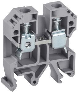 Клемма винтовая КВИ-6мм2 серая IEK YZN30-006-K03