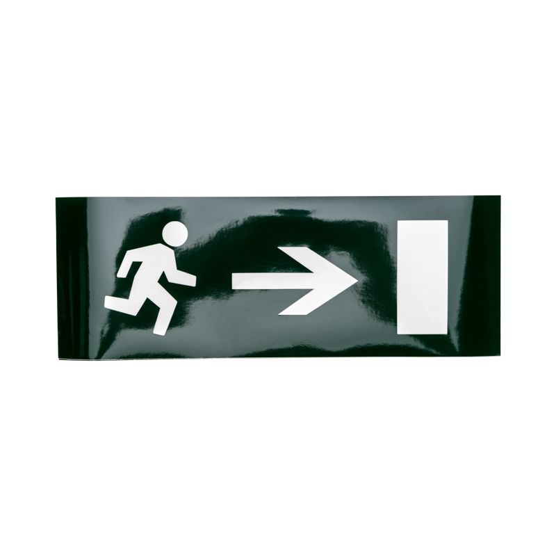 Наклейка для аварийного светильника "ВЫХОД  ВПРАВО" REXANT 74-0030-1