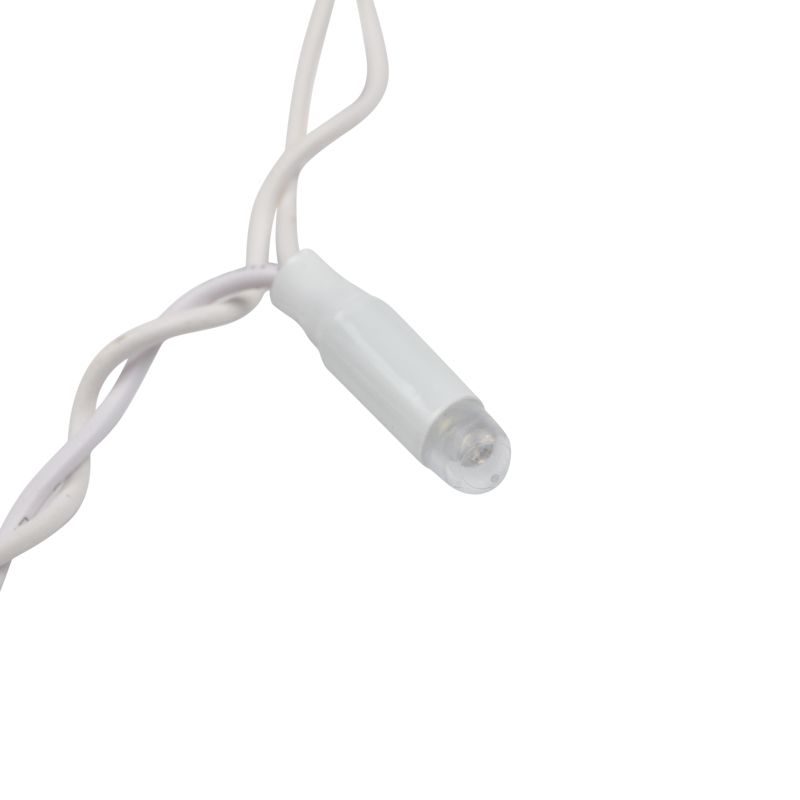 Гирлянда светодиодная Занавес 2х1,5м 360 LED ЖЕЛТЫЙ белый ПВХ IP65 эффект мерцания 230В блок в комплекте NEON-NIGHT - Фото 3