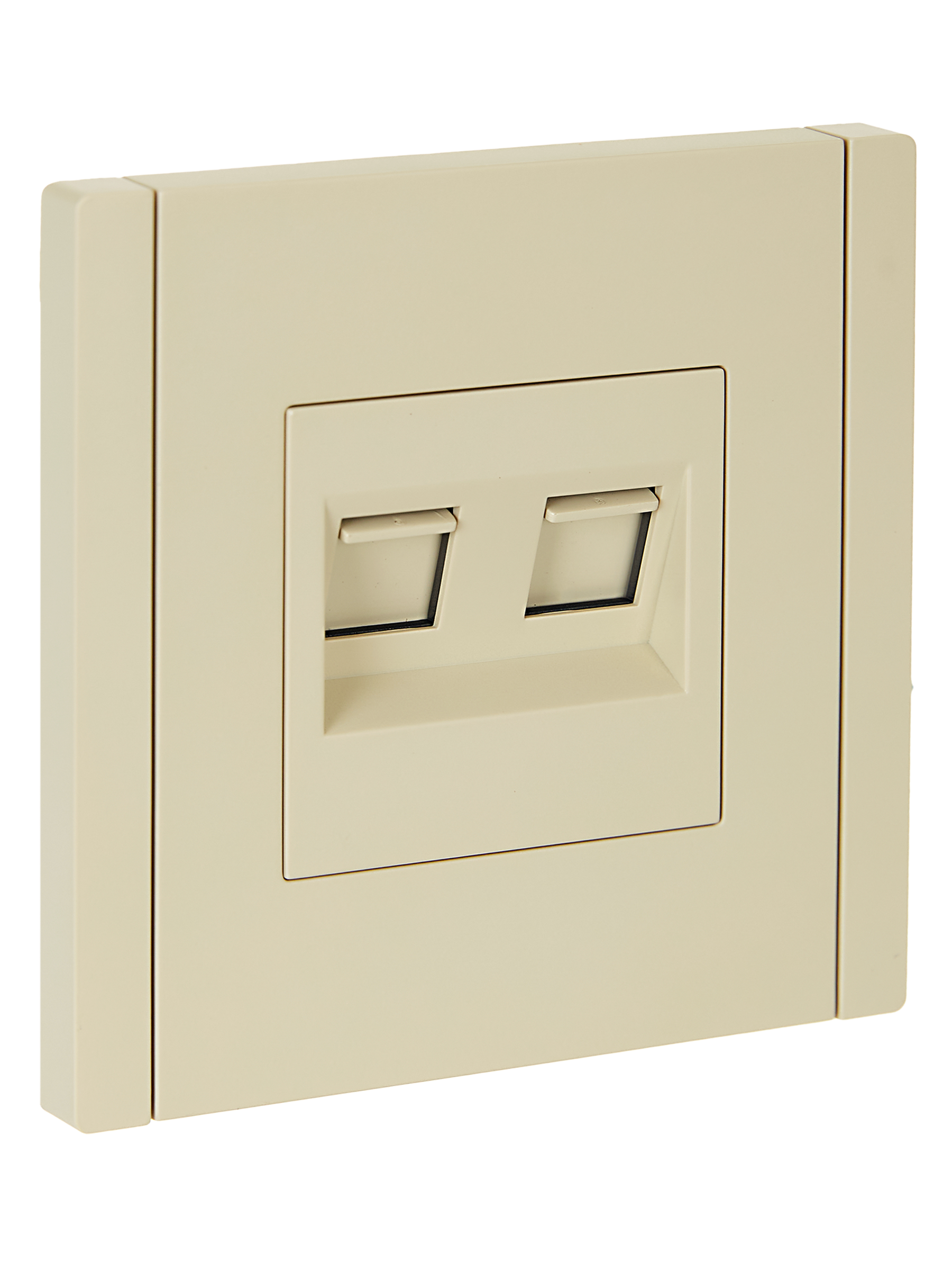 FORTE&PIANO Розетка компьютерная двойная RJ45 кат.5E FP433 ваниль IEK FP-K20-1-K10