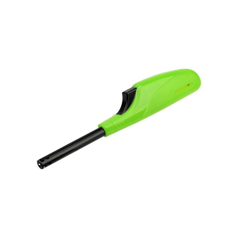 Бытовая газовая пьезозажигалка с классическим пламенем многоразовая (1 шт.) зеленая СК-306 СОКОЛ 61-0969