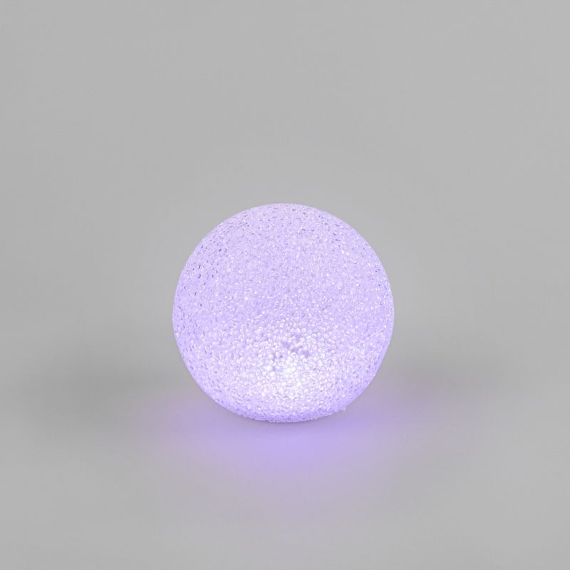 Фигура светодиодная Снежок RGB, 14 см 513-014