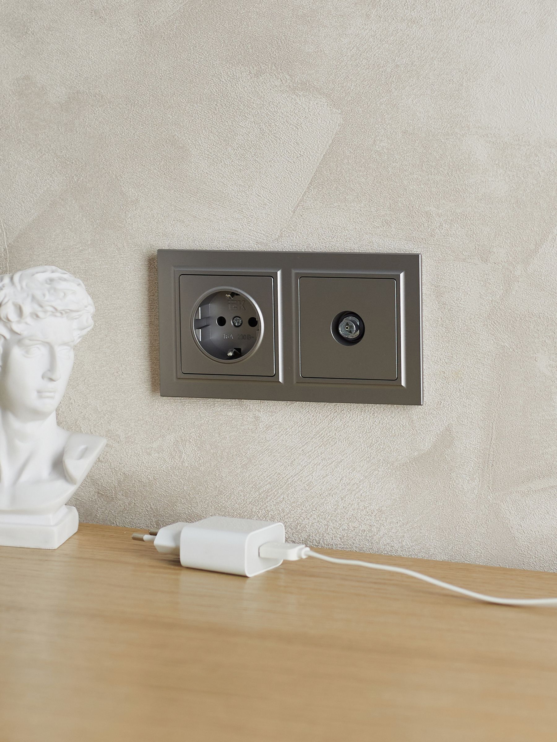 BRITE Рамка 2-местная IP44 РУ-2-БрС-44 сталь IEK - Фото 5