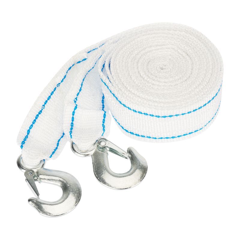 Трос буксировочный 10т, 5м, с двумя крюками REXANT 80-0225