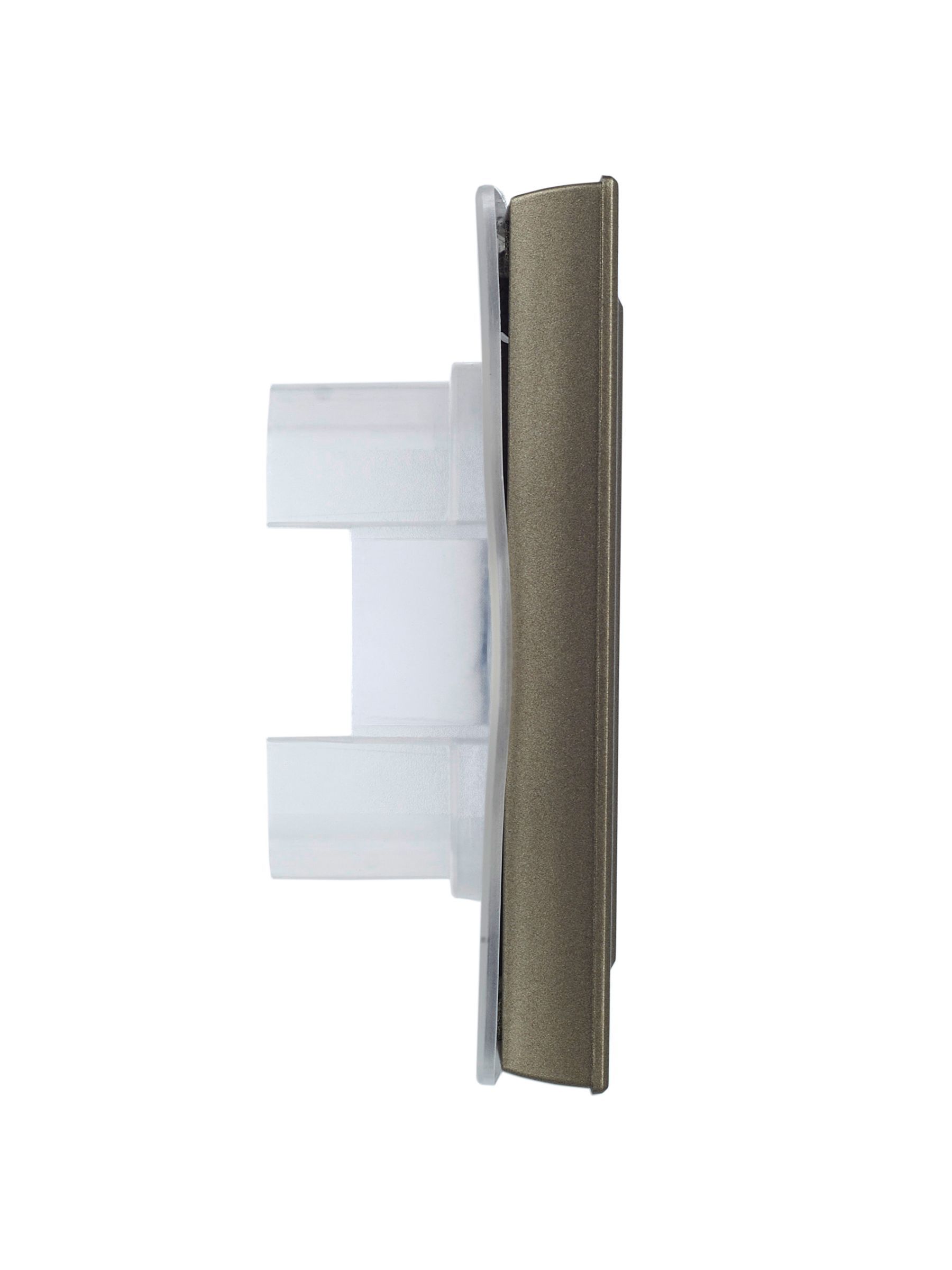 BRITE Рамка 1-местная IP44 РУ-1-БрШ-44 шампань IEK - Фото 2