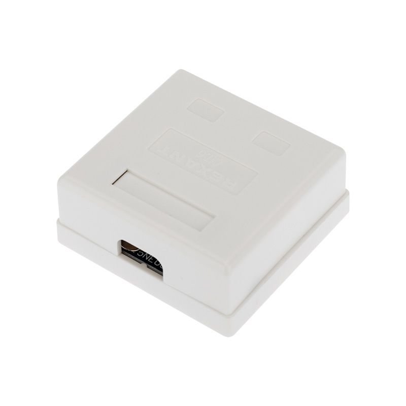 Розетка компьютерная внешняя, 2-порта RJ-45 (8P8C), STP, CAT 6 REXANT - Фото 5
