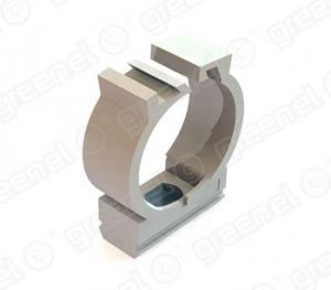 Крепеж с замком д.40мм (50 шт/уп) БЕЛЫЙ