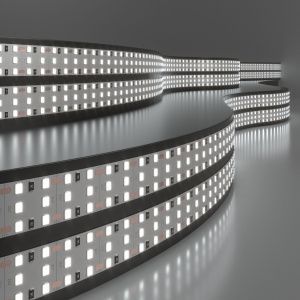 Лента светодиодная 360LED 26W IP20 трехрядная 6500К холодный белый 2835 24V 360Led 26W IP20 Elektros a062580