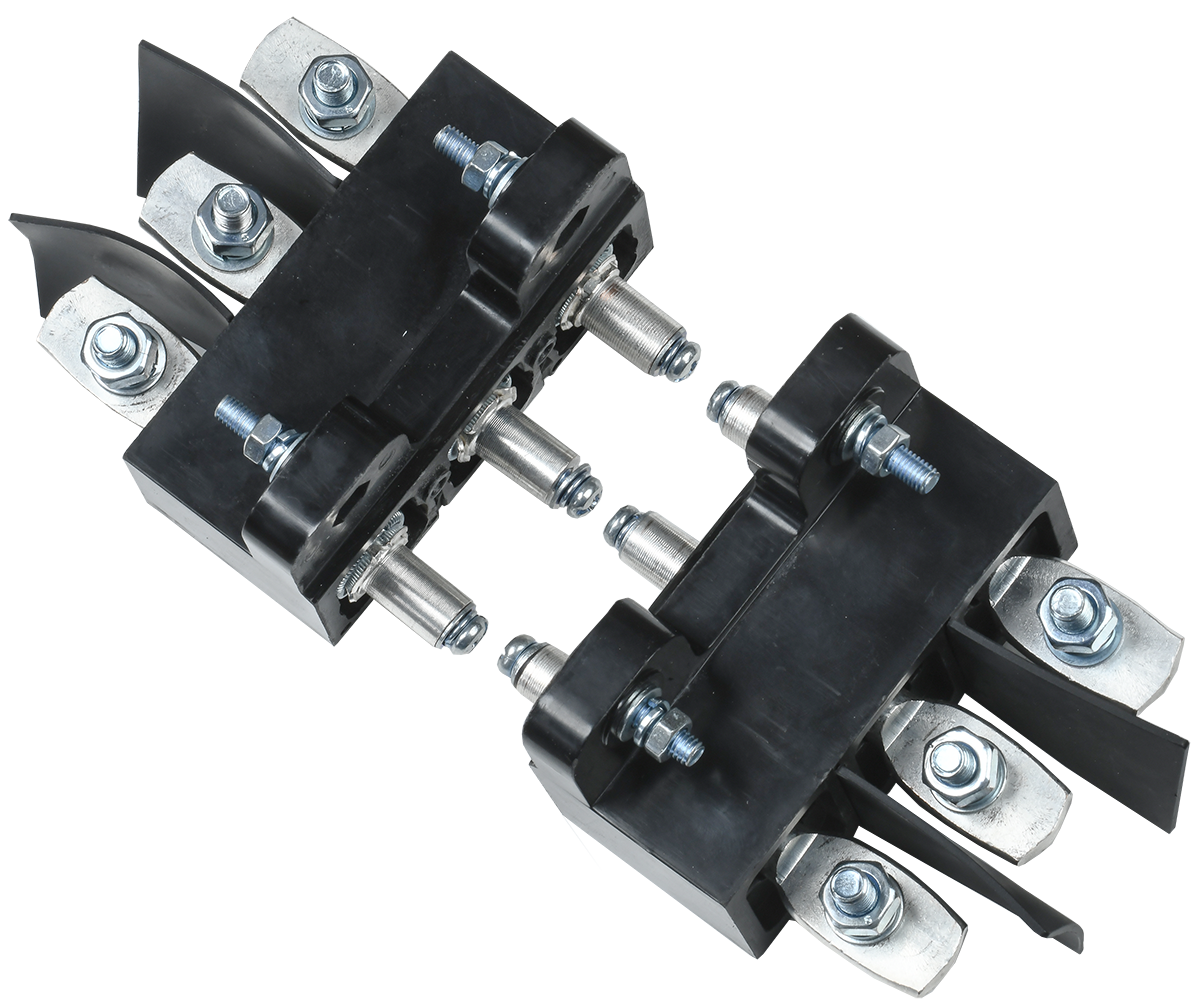 Панель втычная ПМм1-250е c задним резьбовым присоединением для ВА88-35 MASTER с электронным расцепителем IEK SVA31D-PM1-R-02