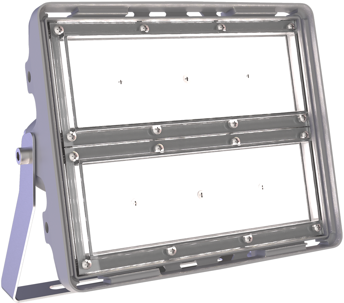 Светильник L-pixel 1/banner/50/Г60/750(R5)/05/MT-KM/I2-C1/220AC IP66 RAL7035 LEDEL