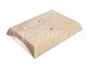 Накладка "Классика"на оцилиндрованное бревно D220мм., прямой угол , установочная площадка: 128 х 90  GE72712-00