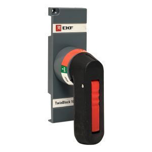 Рукоятка управления для прямой установки на рубильники реверсивные (I-0-II) TwinBlock 160-250А EKF tb-160-250-fh-rev