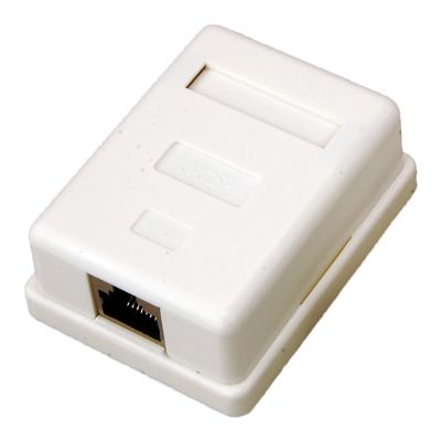 Розетка компьютерная внешняя 1-порт FTP RJ-45 (8P8C), CAT 5e REXANT 03-0122