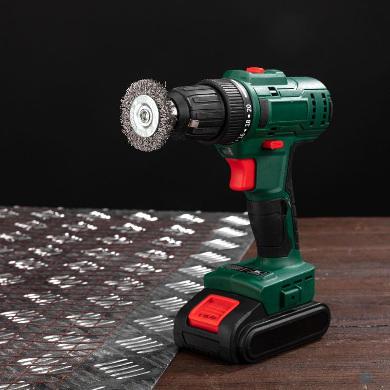 Щетка дисковая для дрели, витая стальная проволока, 50мм KRANZ - Фото 2