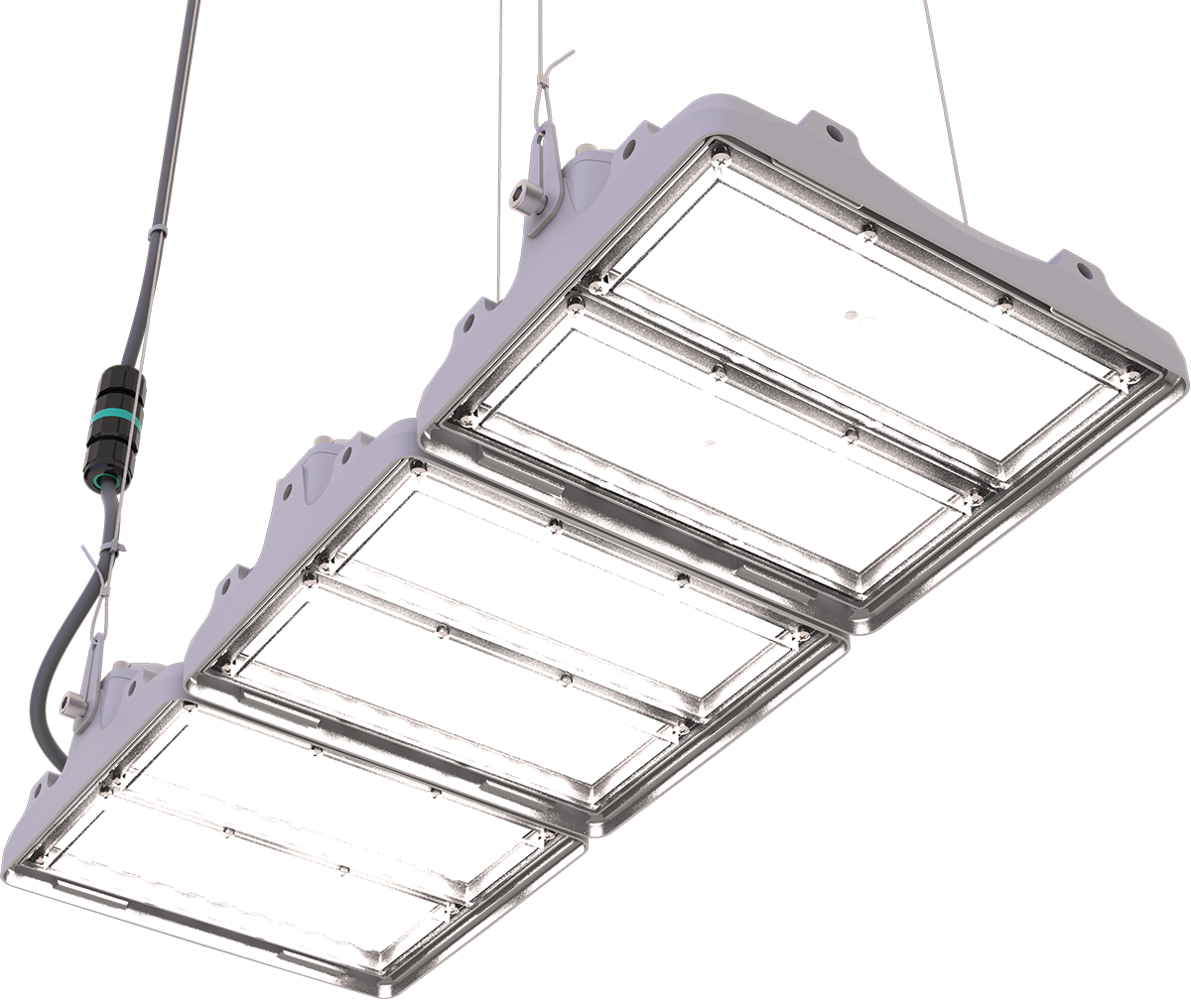 Светильник L-pixel 3/150/Д/840/01/R5/I1-D3/MT-KM/220AC IP66 RAL7035 LEDEL