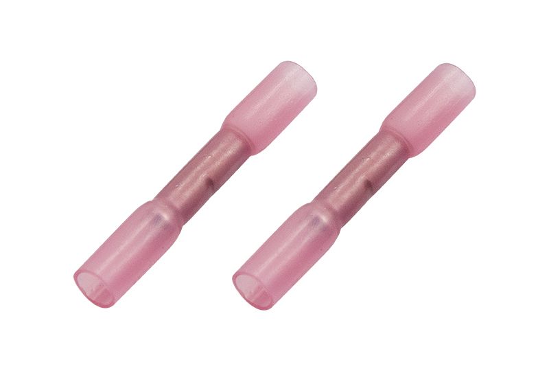 Соединительная гильза изолированная термоусаживаемая L-37 мм 0.5-1 мм² (ГСИ-т 1.0/ГСИ-т 0,5-1,0) красная REXANT 08-0718