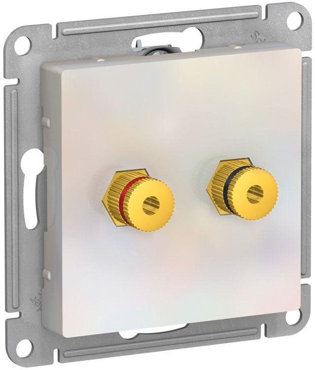 Розетка аудио 2-м AtlasDesign жемчуж. SE ATN000487