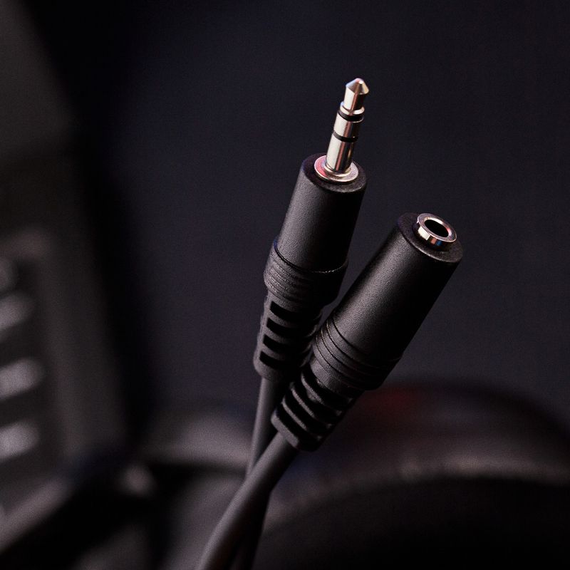 Шнур Стерео 3,5мм гнездо - Стерео 3,5мм штекер, 3м REXANT - Фото 5